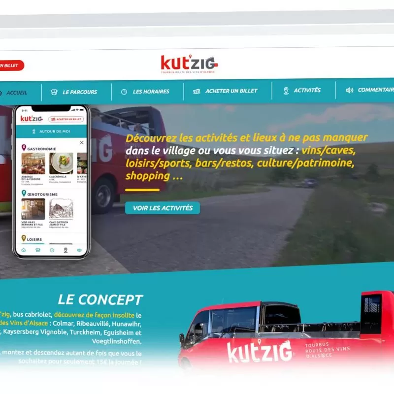 Création du site internet Kut’zig