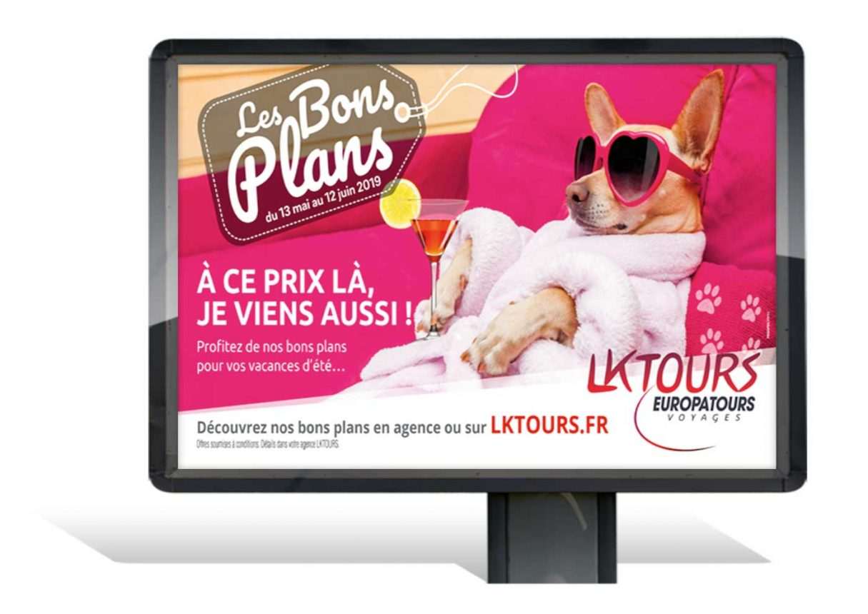 Campagne promotion LK tours "les bons plans"