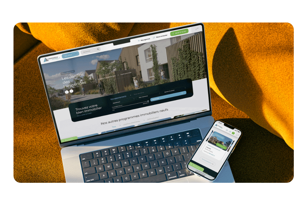 Réalisation du site internet Lingenheld Immobilier - Fusion des sites Delta Promotion et Delta Aménagement pour Lingenheld Immobilier