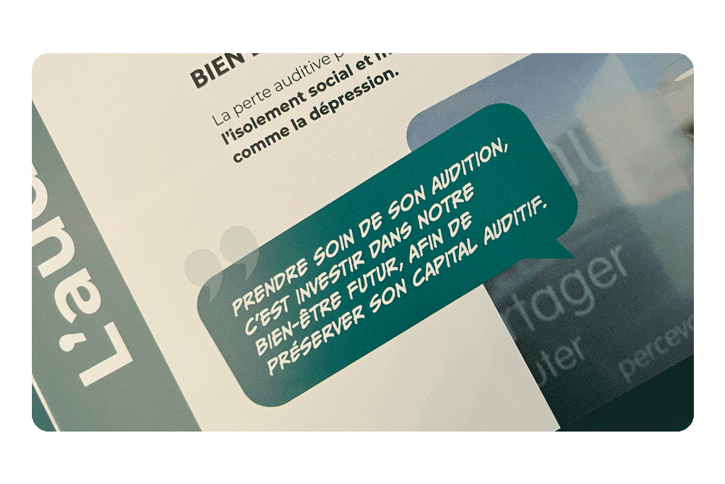 Citation de l’équipe Audition Puech sur l’importance d’une écoute de qualité et d’un accompagnement humain
