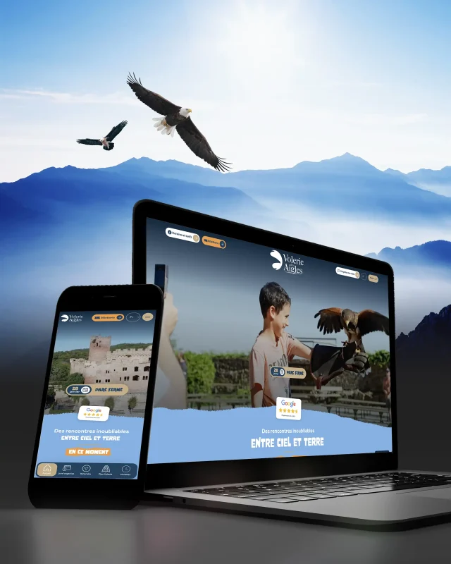 La Volerie des Aigles : Un nouveau site qui a prit son envol