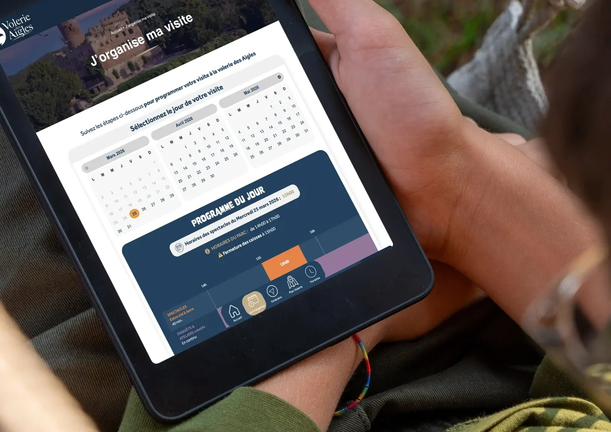 Nouveau site internet pour la Volerie des Aigles en Alsace