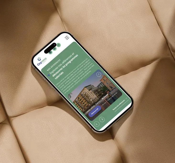 Oxymmo : Création de l’identité visuelle et déploiement commercial.